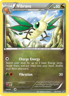 Vibrava 75/111 Uncommon card from Furious Fists