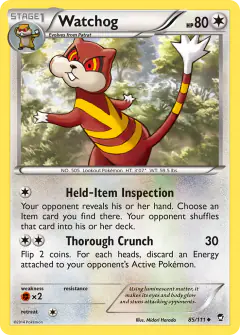 Watchog 85/111 Uncommon card from Furious Fists