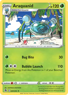 Araquanid 020/264 Rare card from Fusion Strike