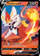 Cinderace V 043/264 Rare Holo V card from Fusion Strike