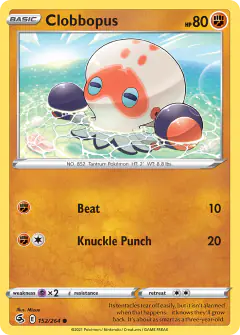 Clobbopus 152/264 Common card from Fusion Strike