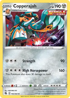 Copperajah 192/264 Uncommon card from Fusion Strike