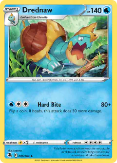 Drednaw 081/264 Uncommon card from Fusion Strike