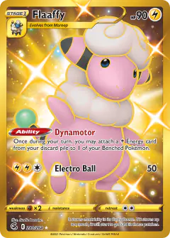 Flaaffy 280/264 Rare Secret card from Fusion Strike