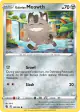 Galarian Meowth 180/264 Common card from Fusion Strike