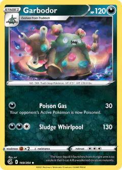 Garbodor 169/264 Uncommon card from Fusion Strike