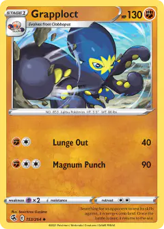 Grapploct 153/264 Uncommon card from Fusion Strike