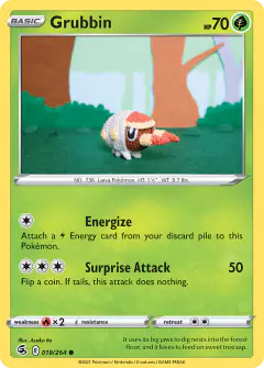 Grubbin 018/264 Common card from Fusion Strike