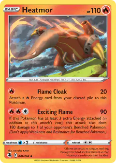 Heatmor 041/264 Uncommon card from Fusion Strike