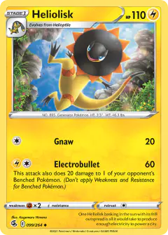 Heliolisk 099/264 Uncommon card from Fusion Strike
