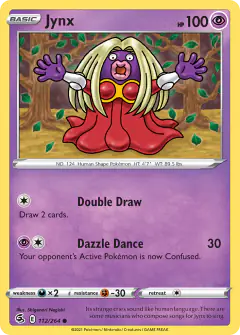 Jynx 112/264 Common card from Fusion Strike