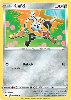 Klefki 186/264 Common card from Fusion Strike