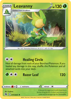 Leavanny 011/264 Rare card from Fusion Strike