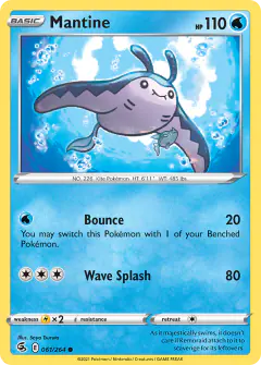 Mantine 061/264 Common card from Fusion Strike