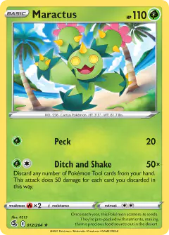 Maractus 012/264 Rare card from Fusion Strike