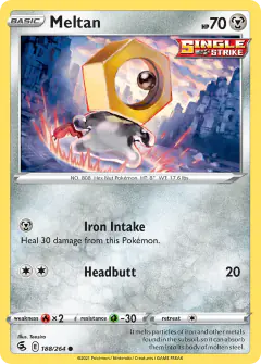 Meltan 188/264 Common card from Fusion Strike