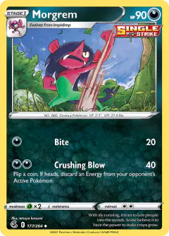 Morgrem 177/264 Uncommon card from Fusion Strike