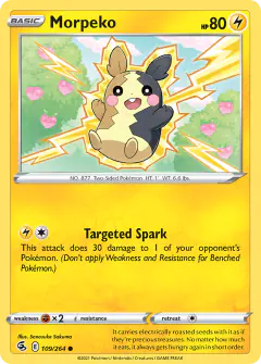 Morpeko 109/264 Common card from Fusion Strike