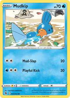 Mudkip 062/264 Common card from Fusion Strike