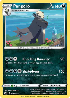 Pangoro 174/264 Uncommon card from Fusion Strike