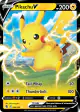 Pikachu V 086/264 Rare Holo V card from Fusion Strike