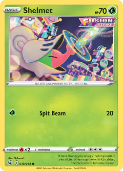 Shelmet 013/264 Common card from Fusion Strike