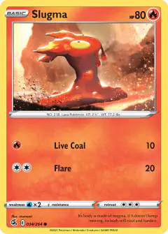 Slugma 034/264 Common card from Fusion Strike