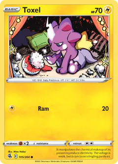 Toxel 105/264 Common card from Fusion Strike