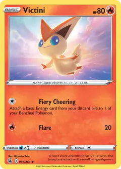 Victini 036/264 Uncommon card from Fusion Strike