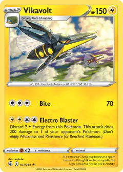 Vikavolt 101/264 Rare card from Fusion Strike