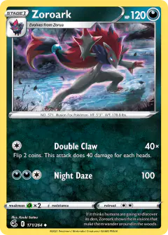 Zoroark 171/264 Uncommon card from Fusion Strike