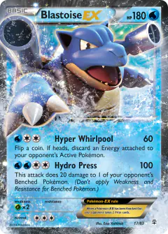 Blastoise-EX 17/83 Rare Holo EX card from Generations