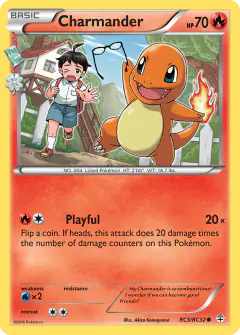 Charmander RC3/RC32 Common card from Generations
