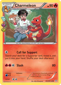 Charmeleon RC4/RC32 Common card from Generations