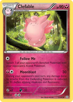 Clefable 51/83 Uncommon card from Generations