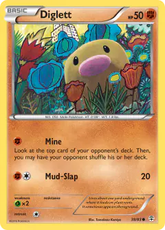 Diglett 38/83 Common card from Generations