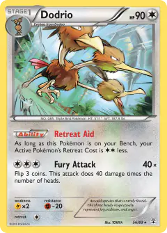 Dodrio 56/83 Rare card from Generations