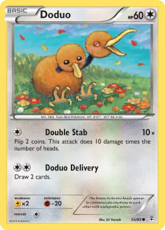 Doduo 55/83 Common card from Generations