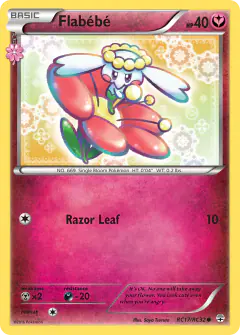Flabébé RC17/RC32 Common card from Generations