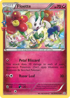 Floette RC18/RC32 Uncommon card from Generations