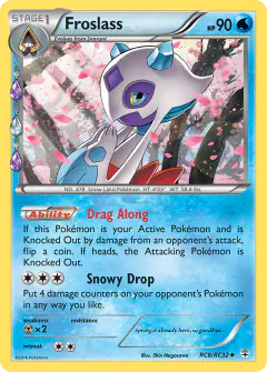 Froslass RC8/RC32 Uncommon card from Generations