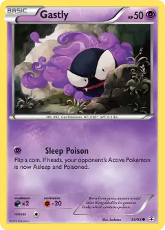 Gastly 33/83 Common card from Generations