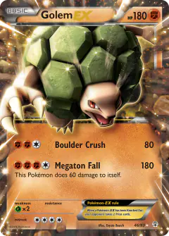 Golem-EX 46/83 Rare Holo EX card from Generations