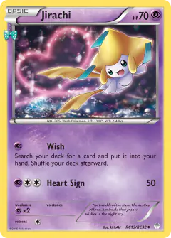 Jirachi RC13/RC32 Uncommon card from Generations