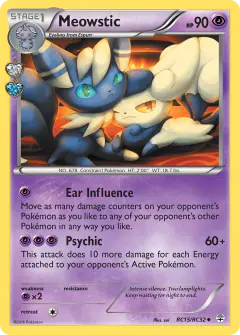 Meowstic RC15/RC32 Uncommon card from Generations