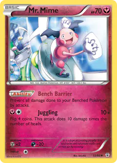 Mr. Mime 52/83 Uncommon card from Generations