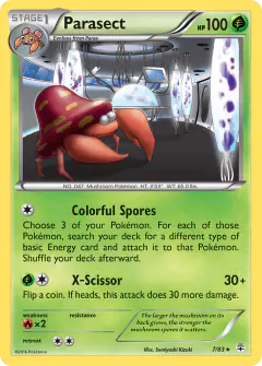 Parasect 7/83 Rare card from Generations