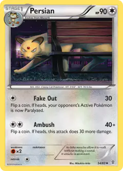 Persian 54/83 Uncommon card from Generations