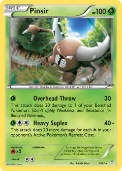 Pinsir 9/83 Rare card from Generations