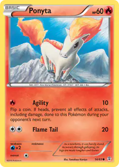 Ponyta 14/83 Common card from Generations